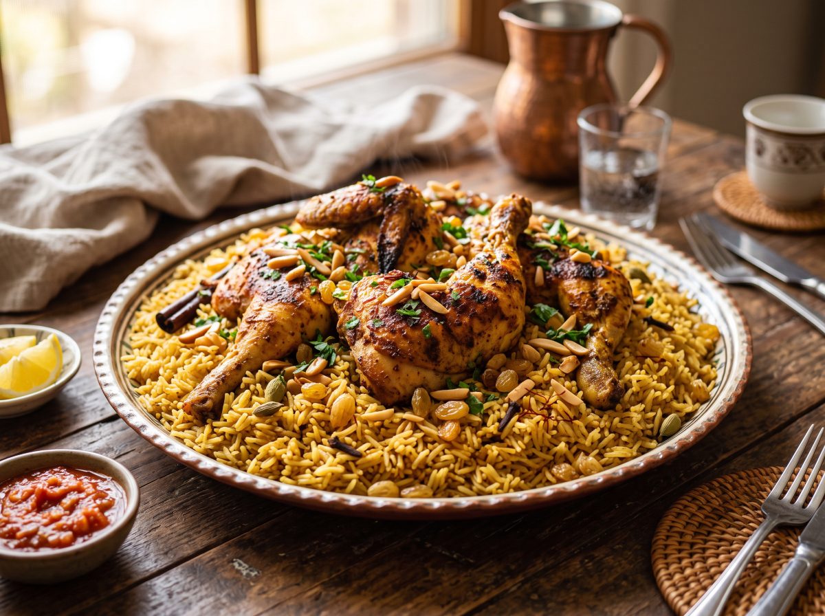 الكبسة السعودية بالدجاج