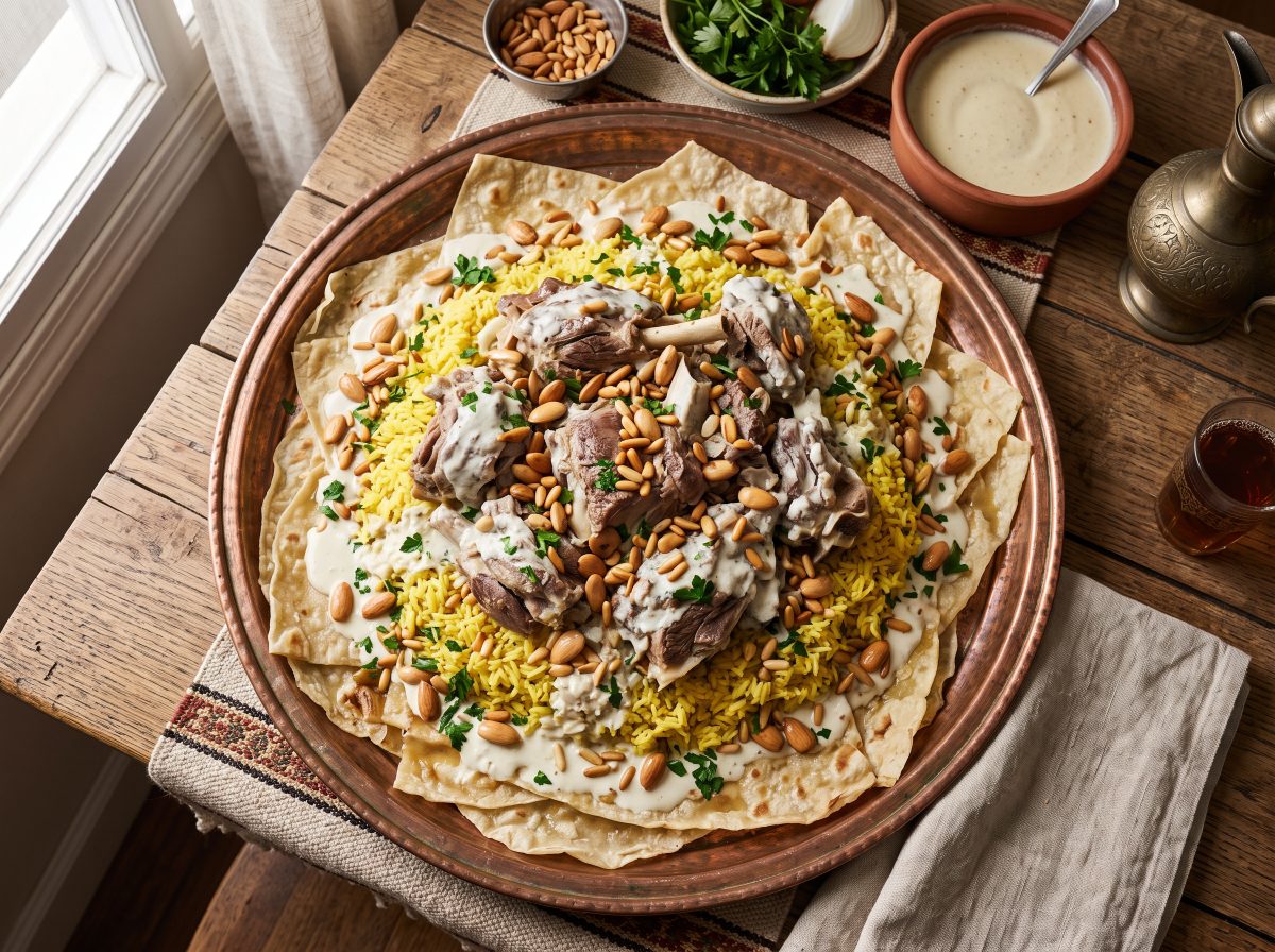 المنسف الأردني التقليدي