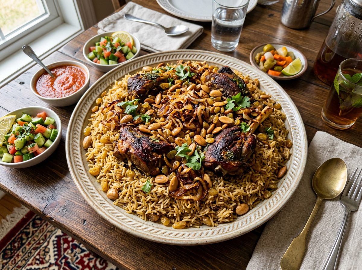 كبسة اللحم الخليجية