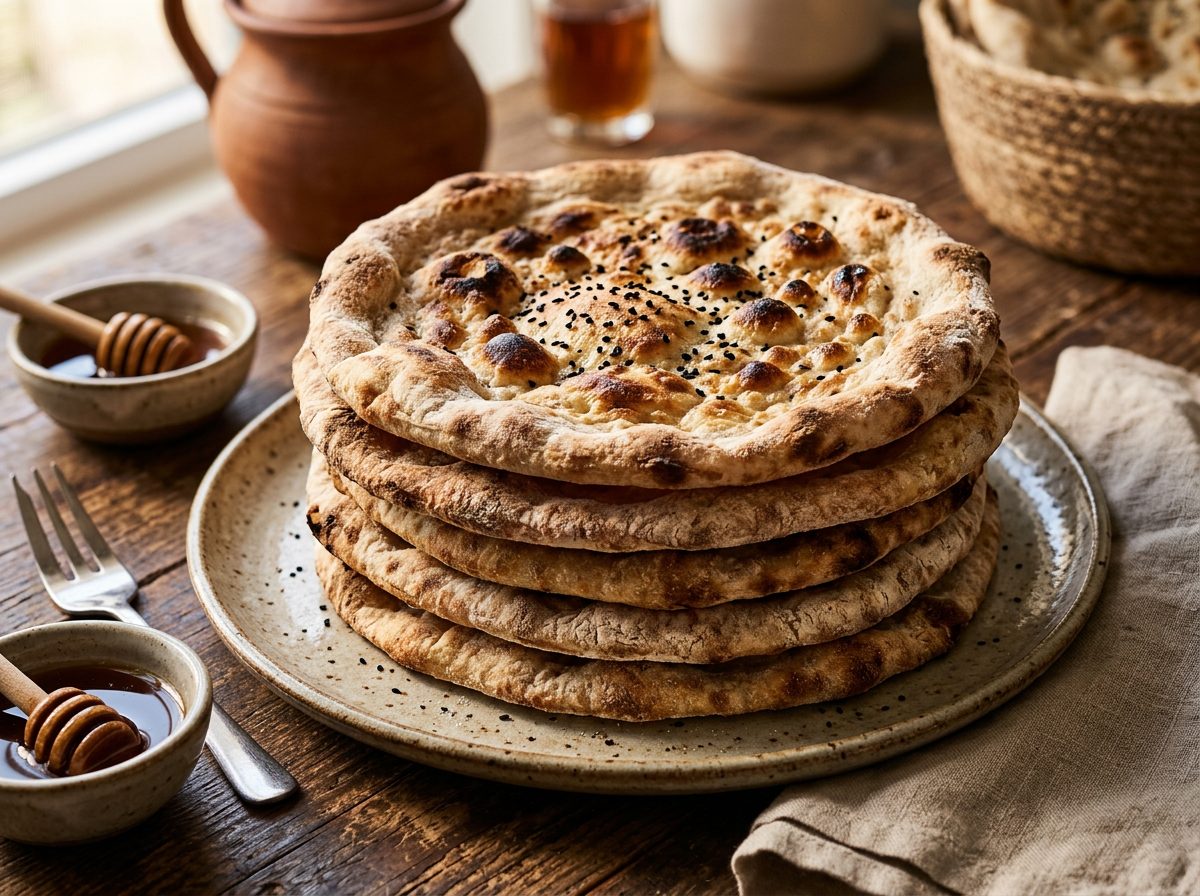 خبز ملوج يمني