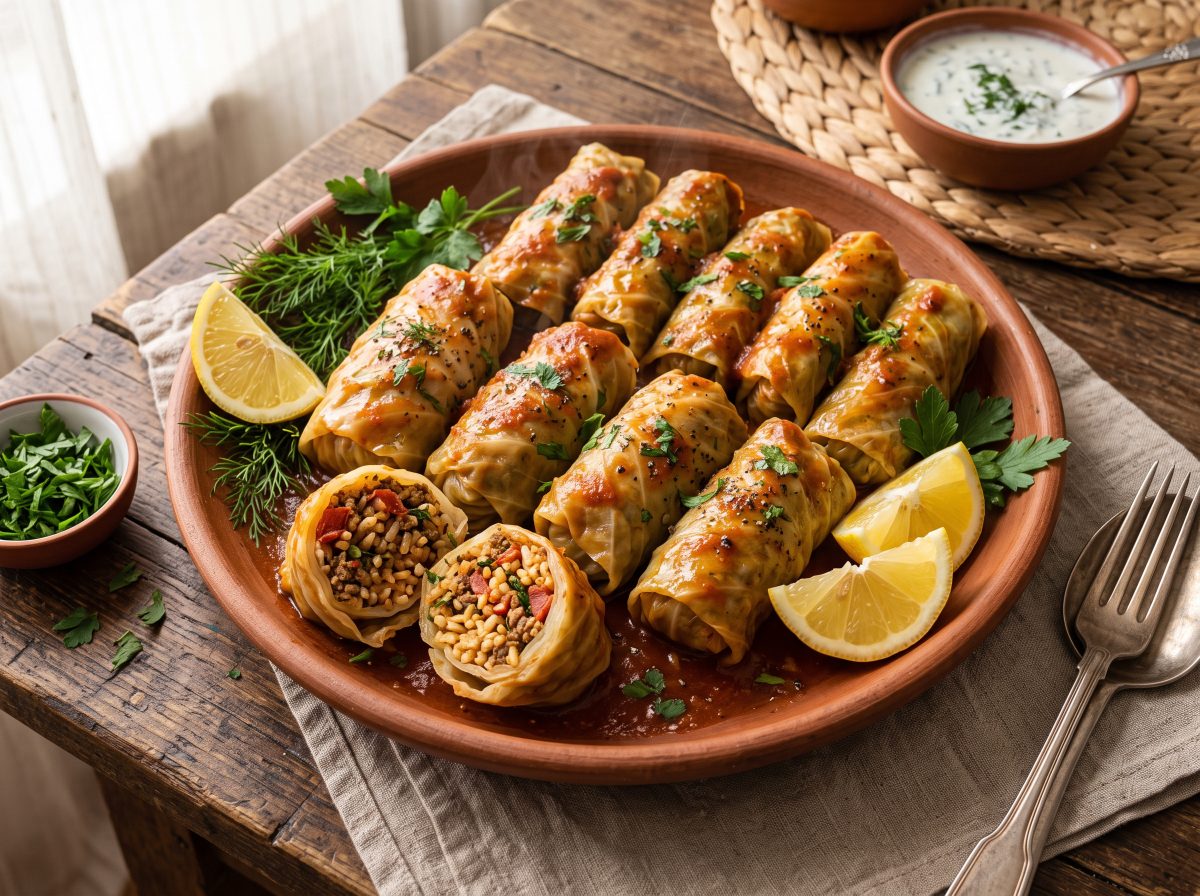 محشي كرنب مصري