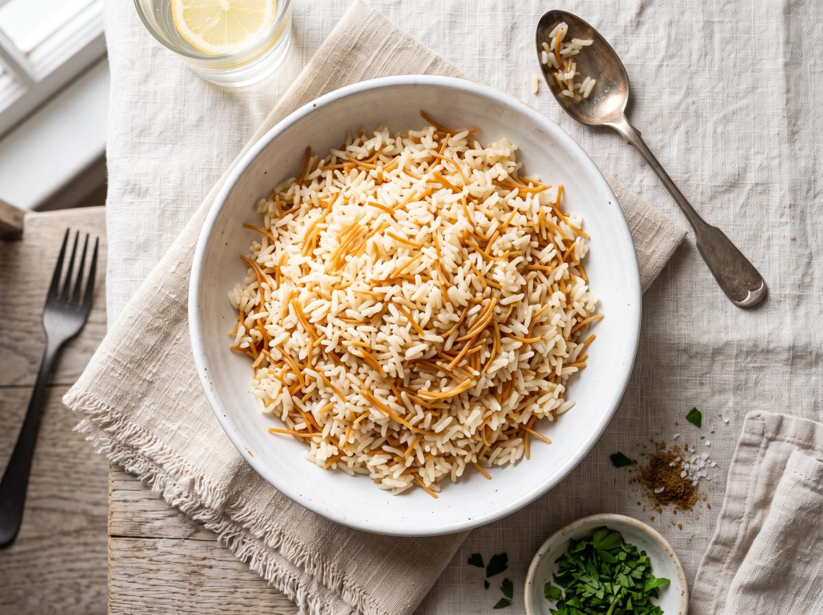 أرز بالشعرية المصري