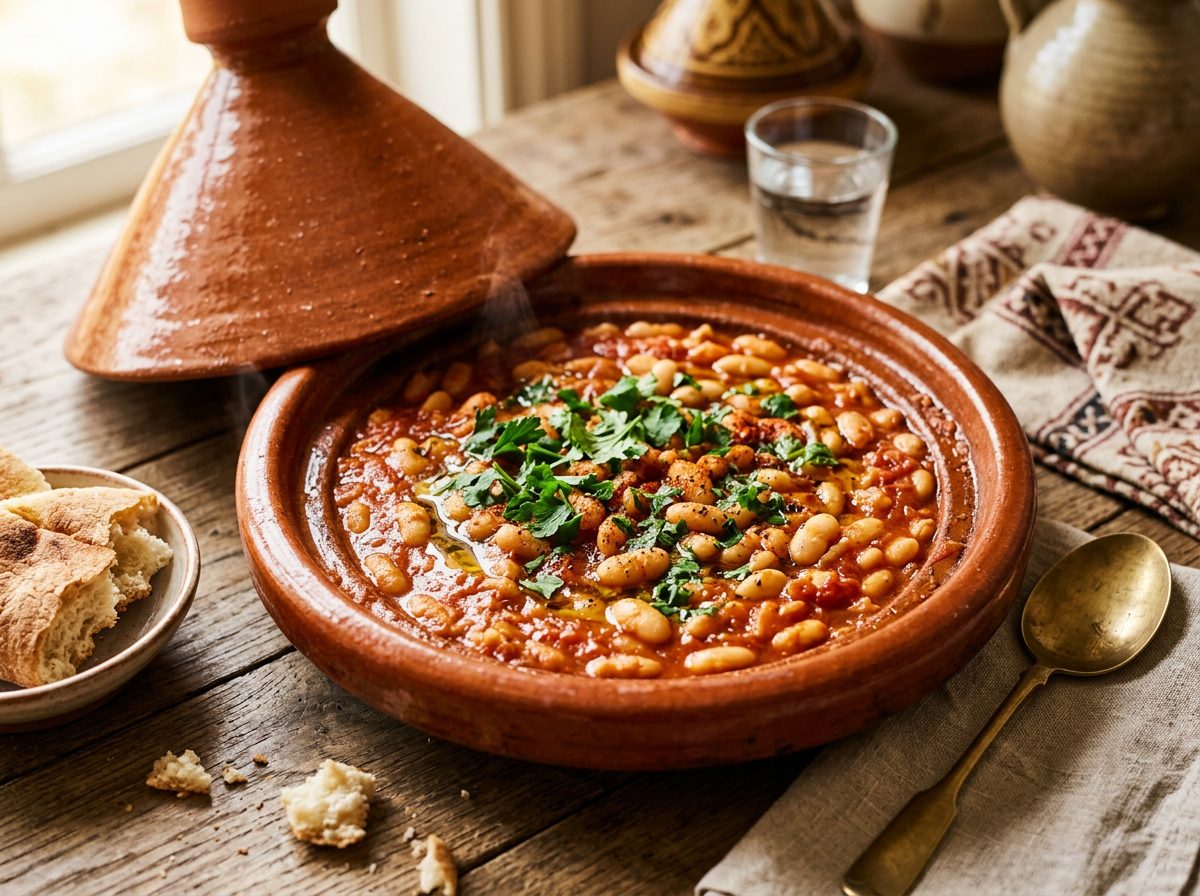 لوبيا مغربية بصلصة الطماطم