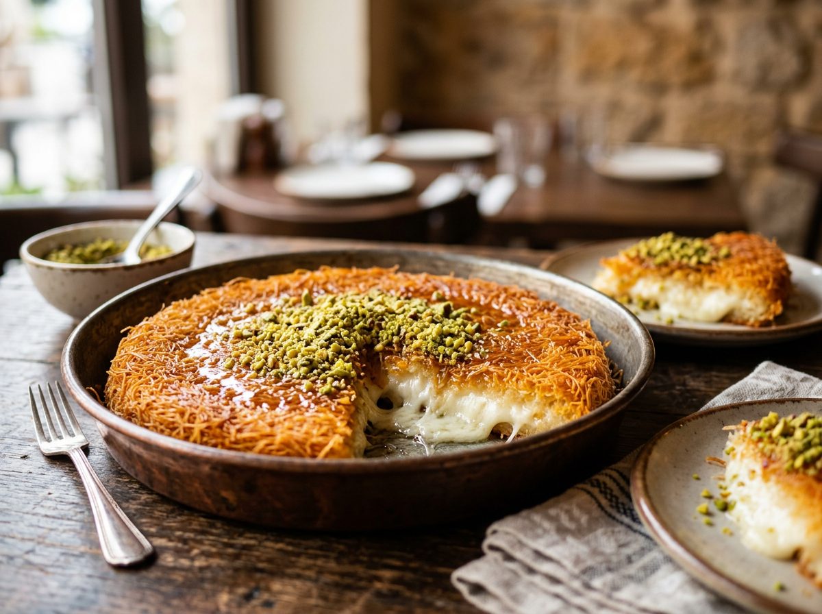 كنافة نابلسية بالجبن
