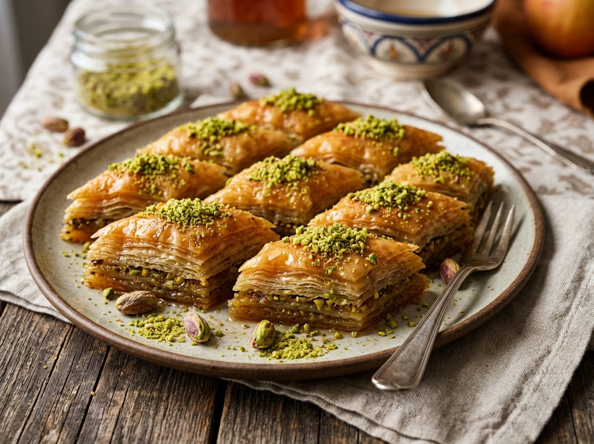 بقلاوة بالفستق